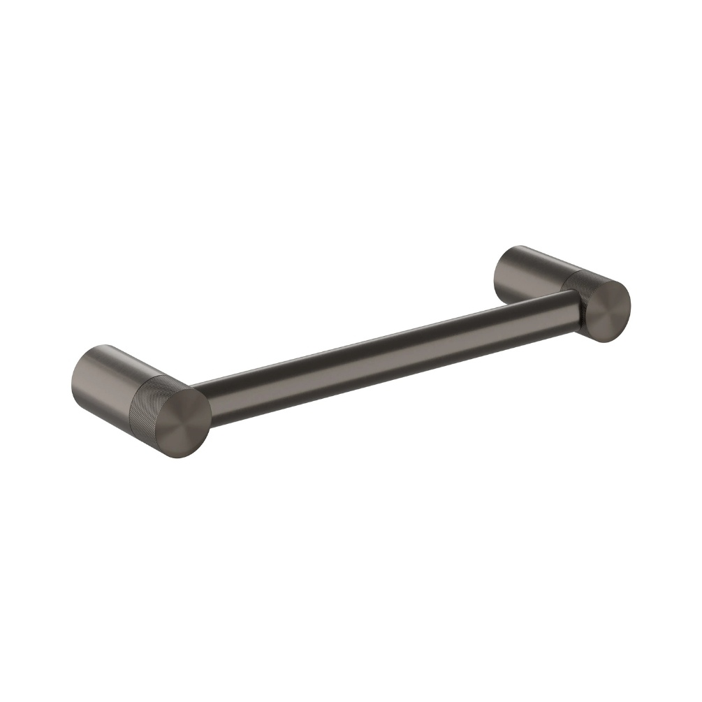 Product cut out image of the hib. Zepto Gunmetal Grab Bar